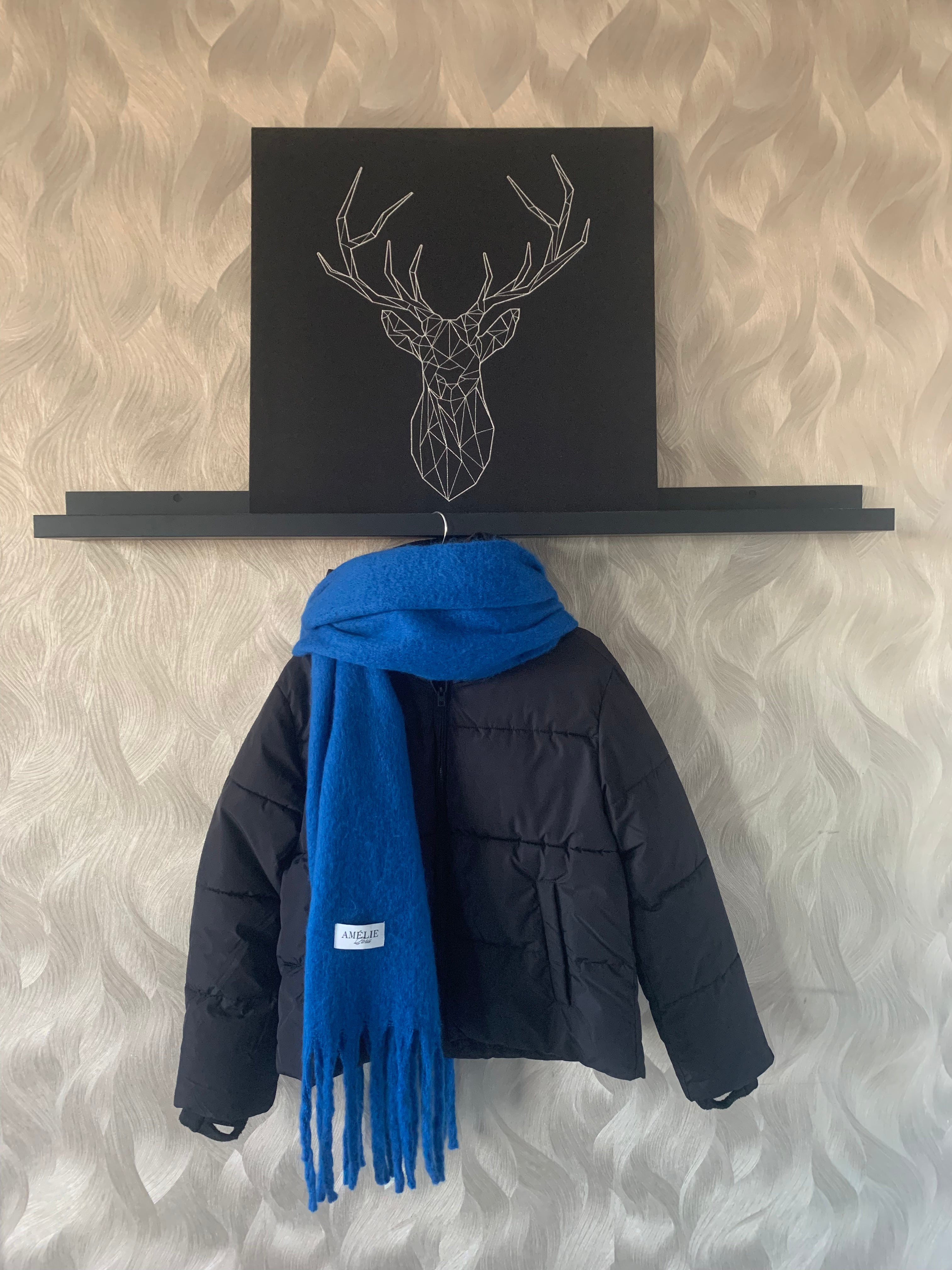 Szalik Amélie – Miękki Paryski Dotyk – Niebieski