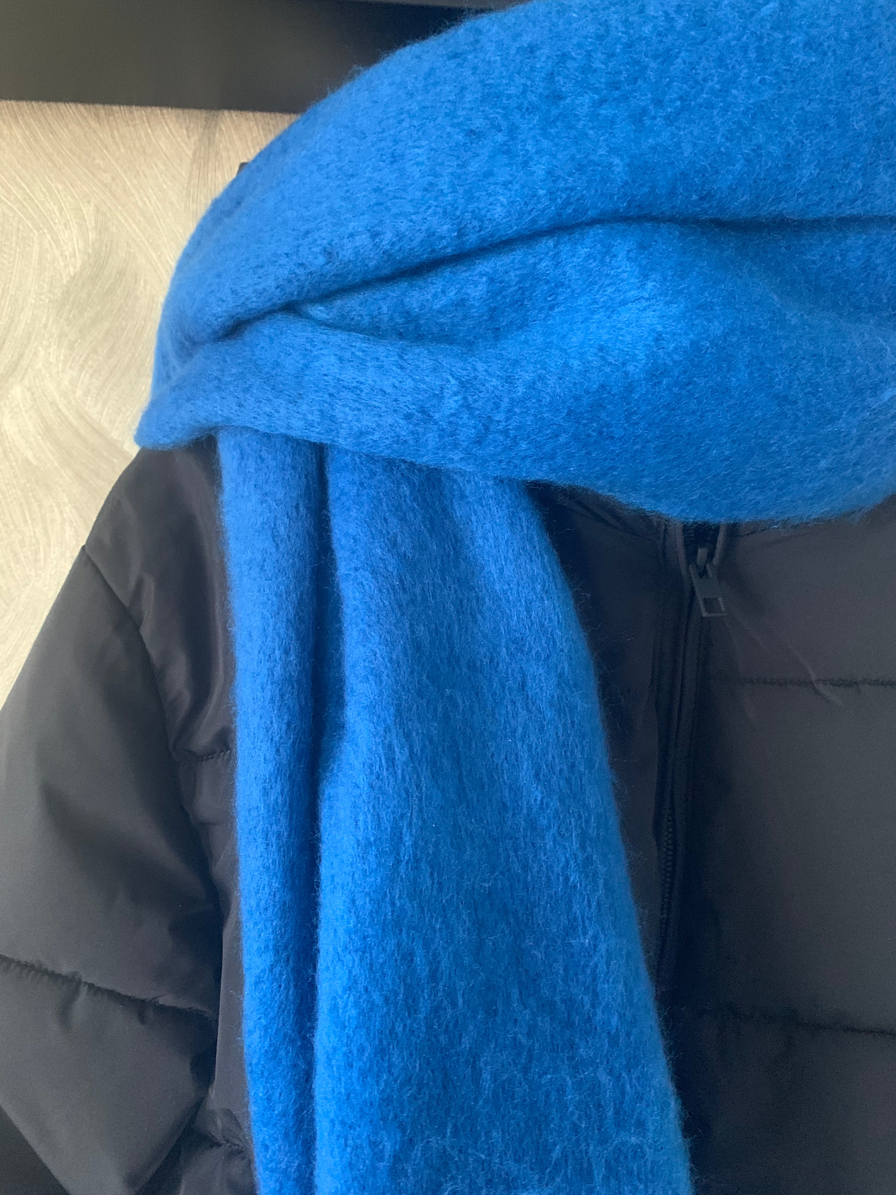 Szalik Amélie – Miękki Paryski Dotyk – Niebieski