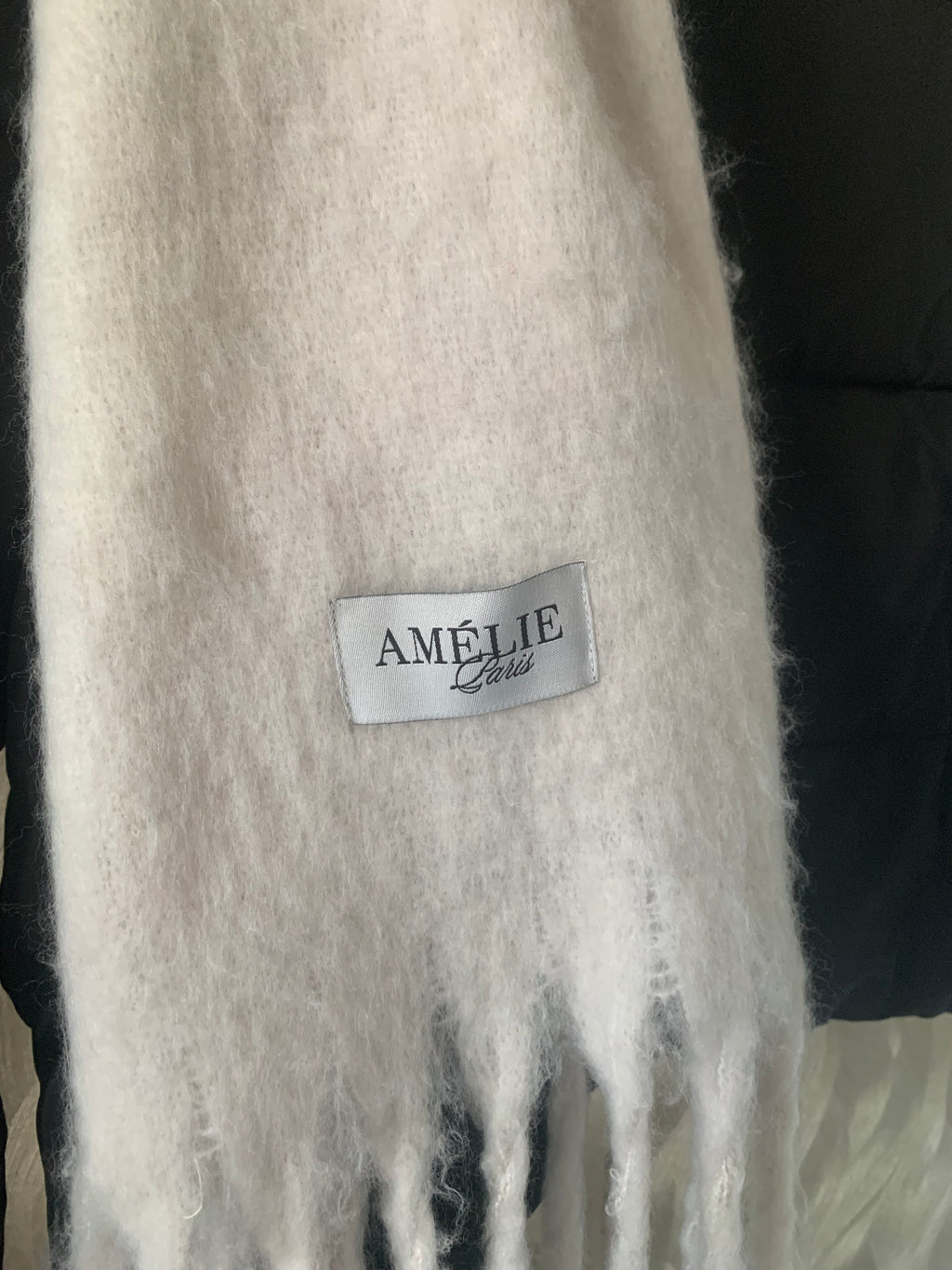 Szalik Amélie – Miękki Paryski Dotyk – Biały